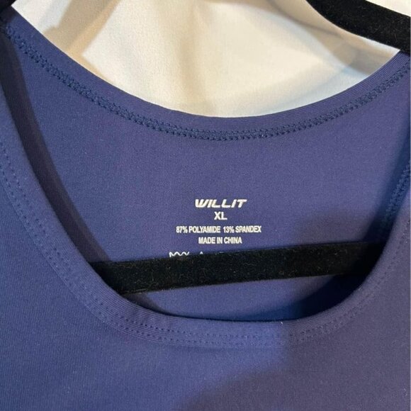 Woman’s Racerback athletic dress. Navy blue. Size XL. Soft & Stretchy. - Picture 4 of 7